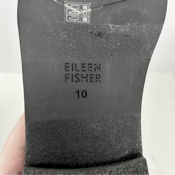 Eileen Fisher System Nims Platform Oxford Shoes Lace Up Grey Felt Size 10 NWOT - Picture 14 of 14